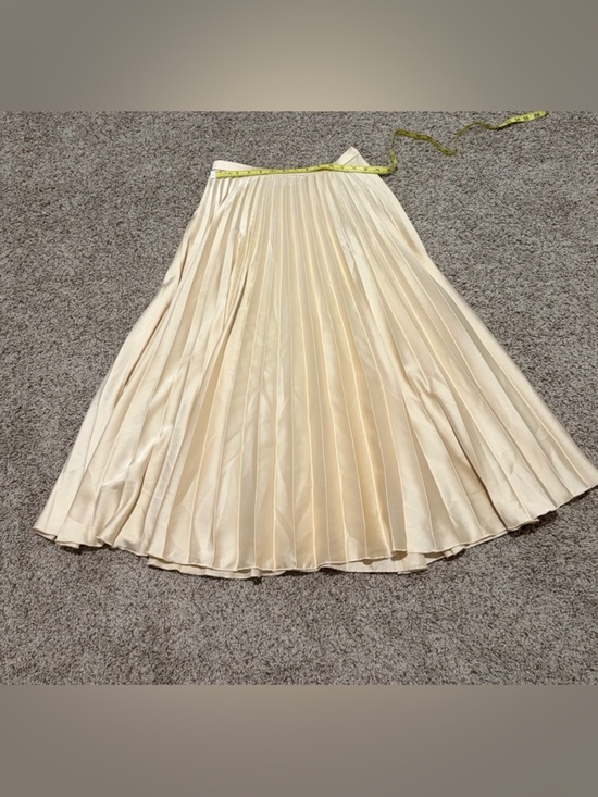 ASOS Dresses & Skirts - ASOS Pleated Cream Maxi Skirt